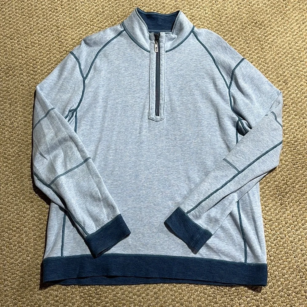 Tommy Bahama reversible sweatshirt / sweater - size Large